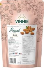 Vinnie California Almond Kernels - 250g (Pack Of 4) | Premium Badam Giri | High in Fiber | Real Nuts | Whole Natural Badam | Rich in Protein | Magnesium | Phosphorus | Dietary Fibre | Nuts & Dry Fruits - Image 2